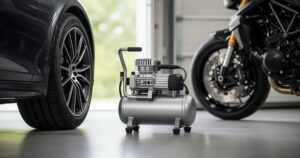 Quel compresseur pour gonfler ses pneus en voyage : sélection de gonfleurs électriques portables avec lumière LED